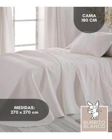 Colcha de Verano Jacquard 162 con 2 Fundas de Cojín