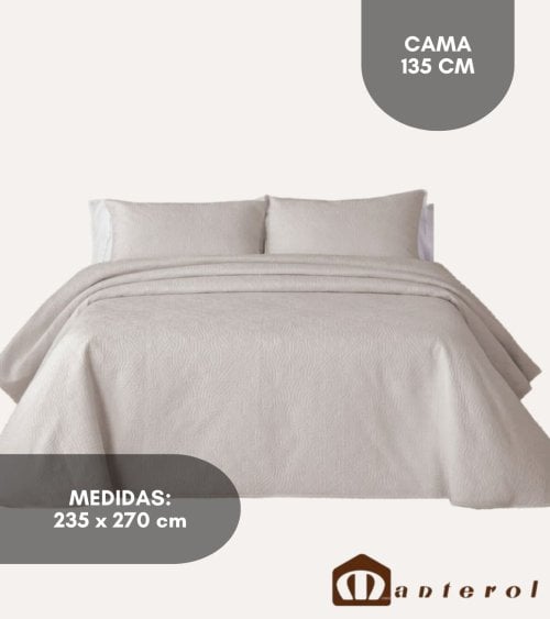 Colcha Bouti Summer Soft de Poliester con Funda para Cojin