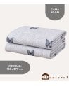 Colcha Bouti Indigo Reversible con Funda para Cojin