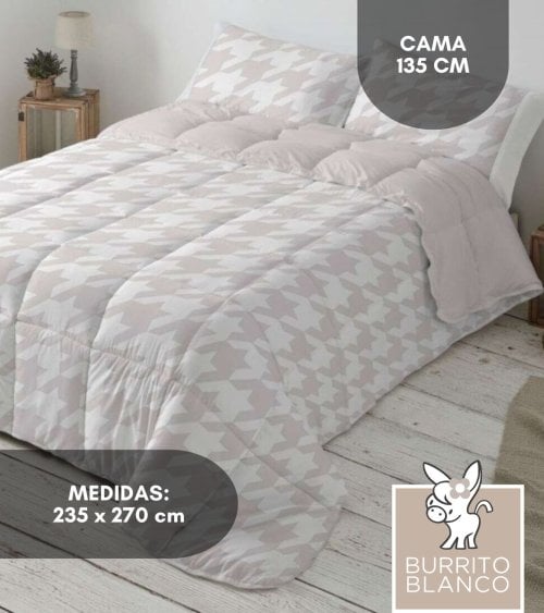 Edredón Nórdico Reversible Pata de Gallo