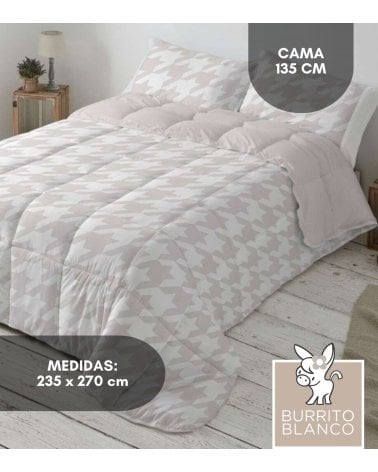 Edredón Nórdico Reversible Pata de Gallo