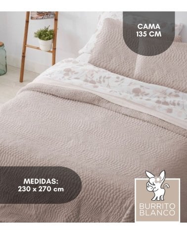 Edredón Colcha con Diseño de Piel de Serpiente con Funda para Cojin