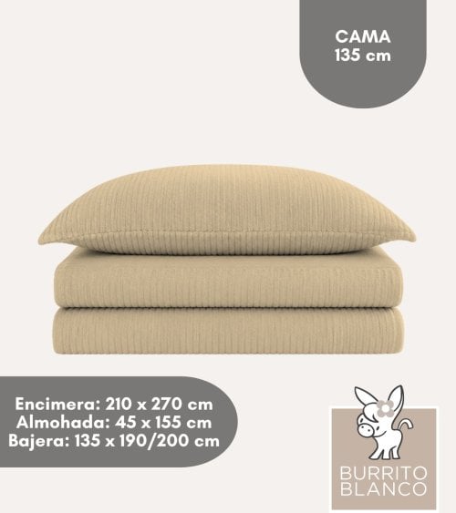 Juego de Sábanas Básico con Tejido de Coralina