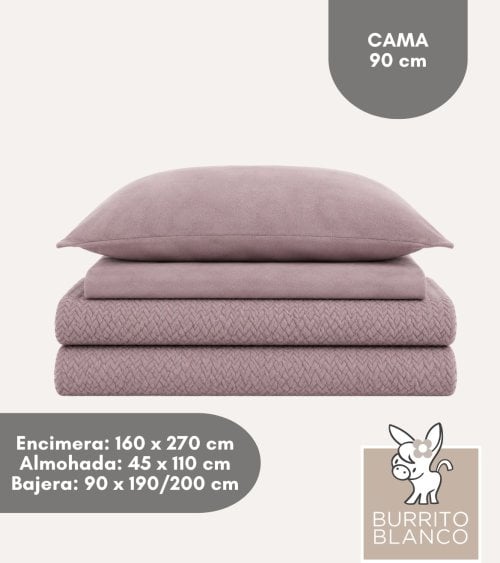 Juego de Sábanas Jacquard en Tejido Coralina