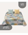 Colcha Bouti Chess Cuadros con Funda para Cojin