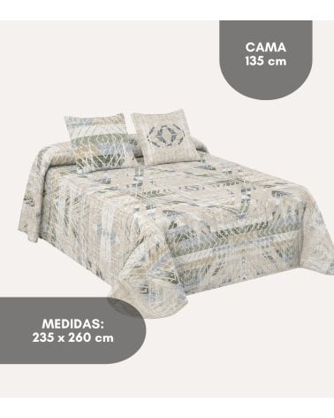 Colcha Bouti Persia Estampada con Funda para Cojin