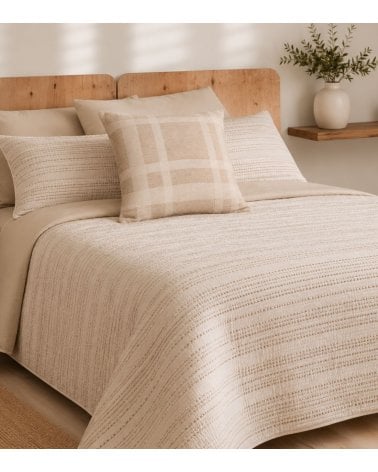Cojin Siena Jacquard Cuadros 80% Algodon y 20% Poliester