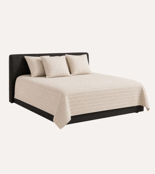 Colcha Bouti Alba Jacquard Rayas 50% Algodon y 50% Poliester