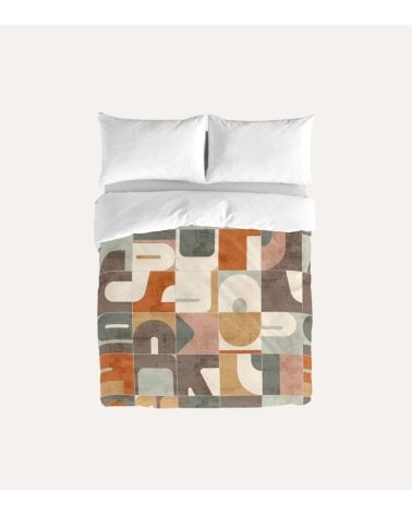 Funda Nórdica Puzzle de 144 Hilos Algodón con Funda para Almohada