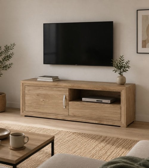 Mueble de TV Turín Clásico con 1 Puerta