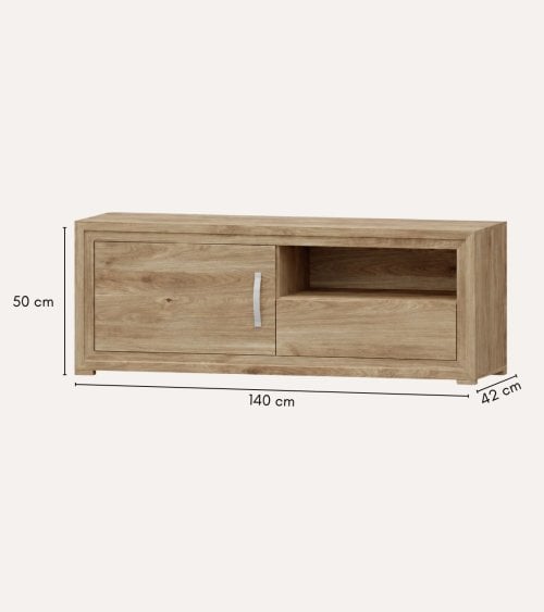 Mueble de TV Turín Clásico con 1 Puerta