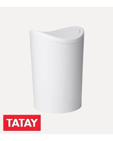 Cubo de Basura con Tapa Basculante de Polipropileno