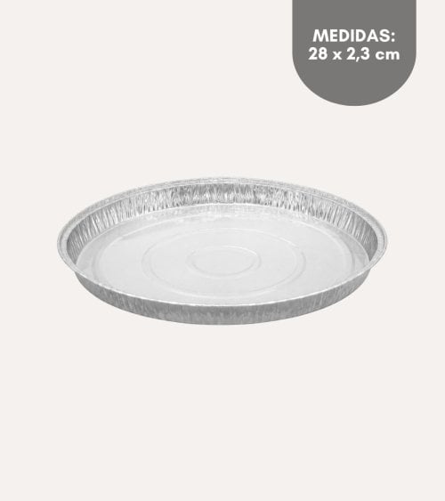 Set de 2 Bandejas de Aluminio para Pizza