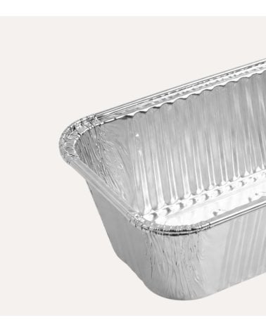 Set de 2 Bandejas Plum Cake Rectangulares de Aluminio