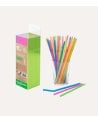 Set de 150 Pajitas Flexibles de Polipropileno