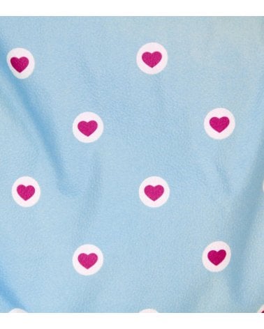 Puff Pera Corazones XL de Polipiel