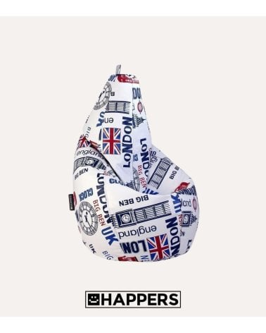 Puff Pera London XXL de Polipiel