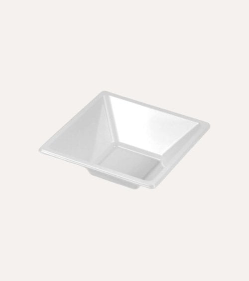Set de 12 Cuencos Cuadrados Reutilizables de Plástico