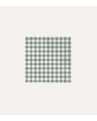 Set de 20 Servilletas de Cuadros con Doble Capa de Papel