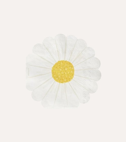 Set de 20 Servilletas de Flor con Doble Capa de Papel