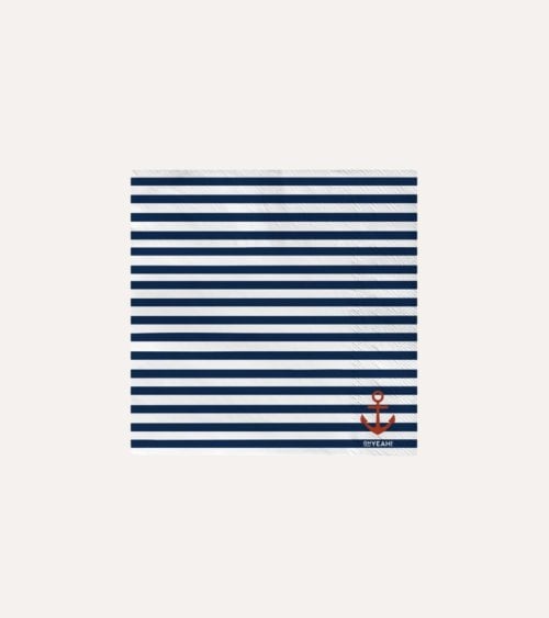 Set de 20 Servilletas Marineras con Doble Capa de Papel