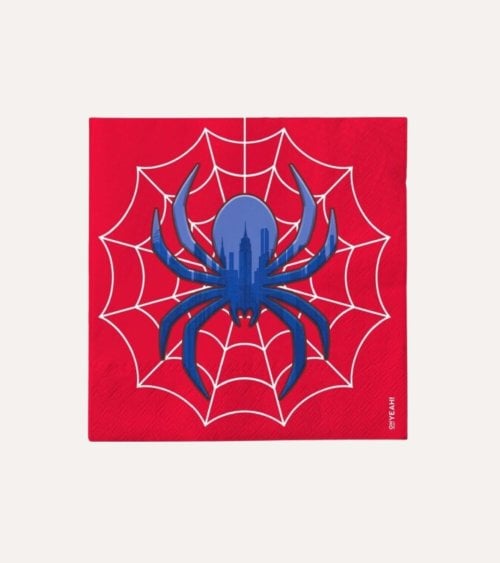 Set de 20 Servilletas Spider con Doble Capa de Papel