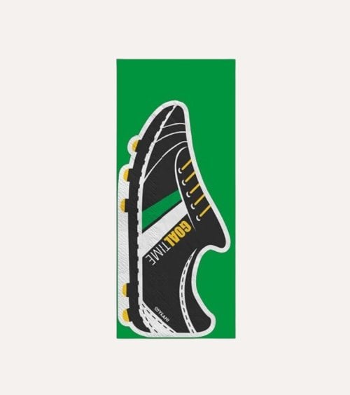 Set de 20 Servilletas de Bota de Futbol con Doble Capa de Papel