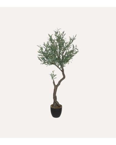 Olivo Decorativo con Maceta de Viola de Poliéster