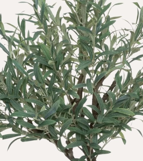 Olivo Decorativo con Maceta de Viola de Poliéster