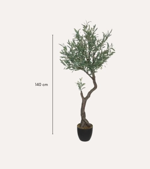 Olivo Decorativo con Maceta de Viola de Poliéster
