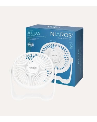Ventilador de Mesa USB con 4 Aspas y 2 Velocidades de Polipropileno