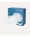 Ventilador de Mesa USB con 4 Aspas y 2 Velocidades de Polipropileno