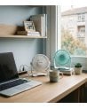 Ventilador de Mesa USB con 4 Aspas y 2 Velocidades de Polipropileno