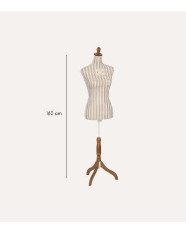 Maniquí Mona de Madera y Acero