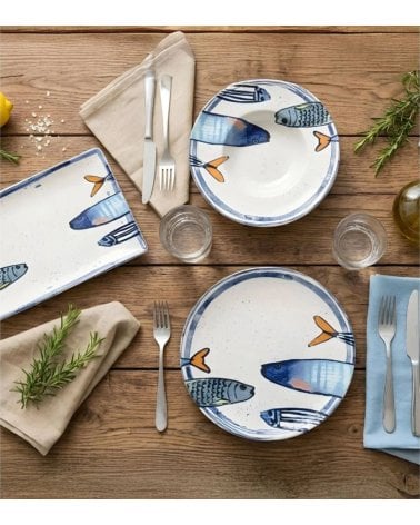 Plato de Postre Peixe de Gres