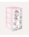Cajonera Infantil Wagon de 4 Cajones de Plástico