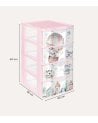 Cajonera Infantil Wagon de 4 Cajones de Plástico