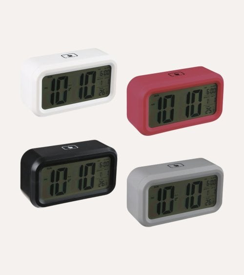 Reloj Despertador Táctil de Plástico