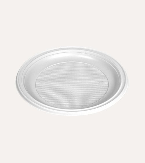 Set de 3 Platos Redondos para Pizza de Poliestireno