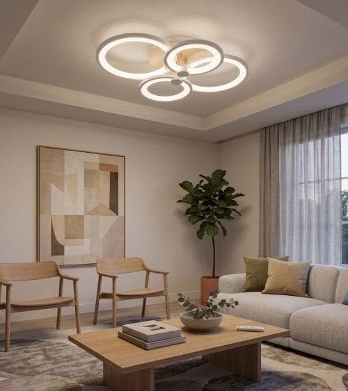 Lámpara Colgante Sidney de Metal con Luz Led y 76 W