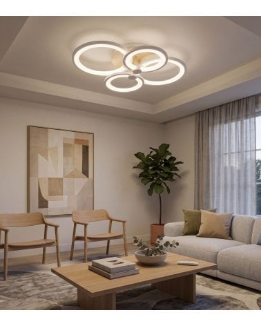 Lámpara Colgante Sidney de Metal con Luz Led y 76 W