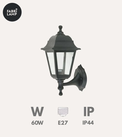 Lámpara de Pared Albahaca E27 60W para Exteriores