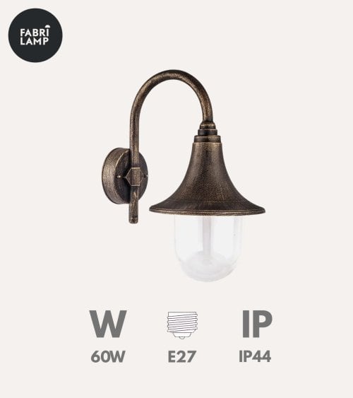 Lámpara de Pared Hinojo E27 60W para Exteriores