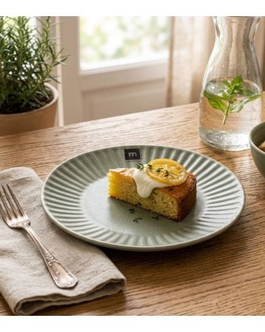 Plato de Postre Aisa Irregular de Cerámica