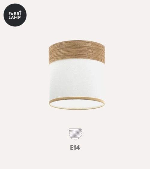 Pantalla Cloe de Tela para Lámpara E14