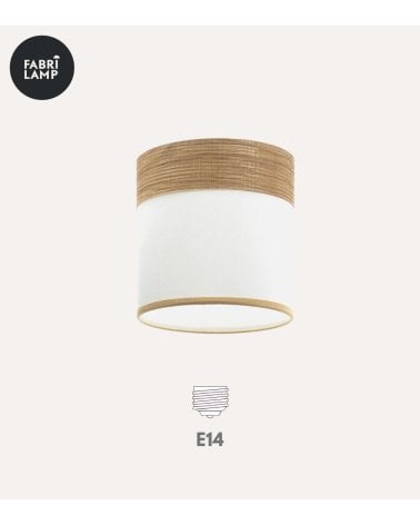 Pantalla Cloe de Tela para Lámpara E14