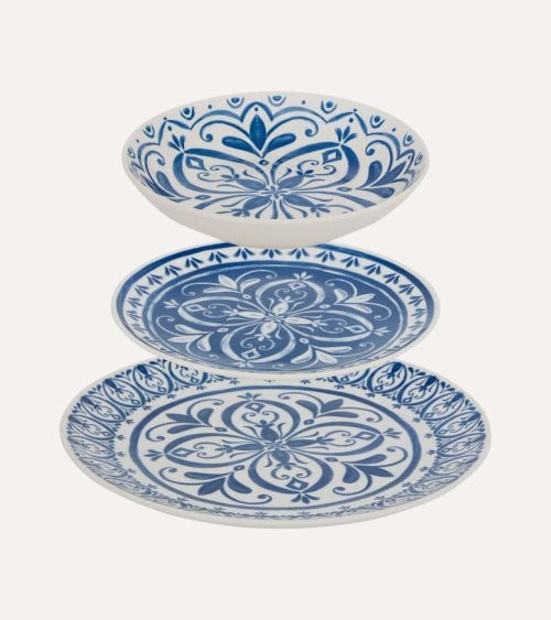 Vajilla Manon de 12 Piezas de Porcelana