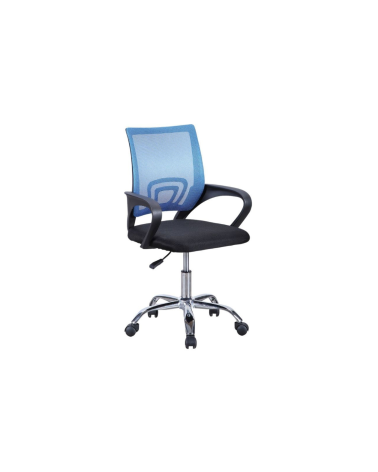 Silla Ergonomica Ajustable Vita Negro y Azul