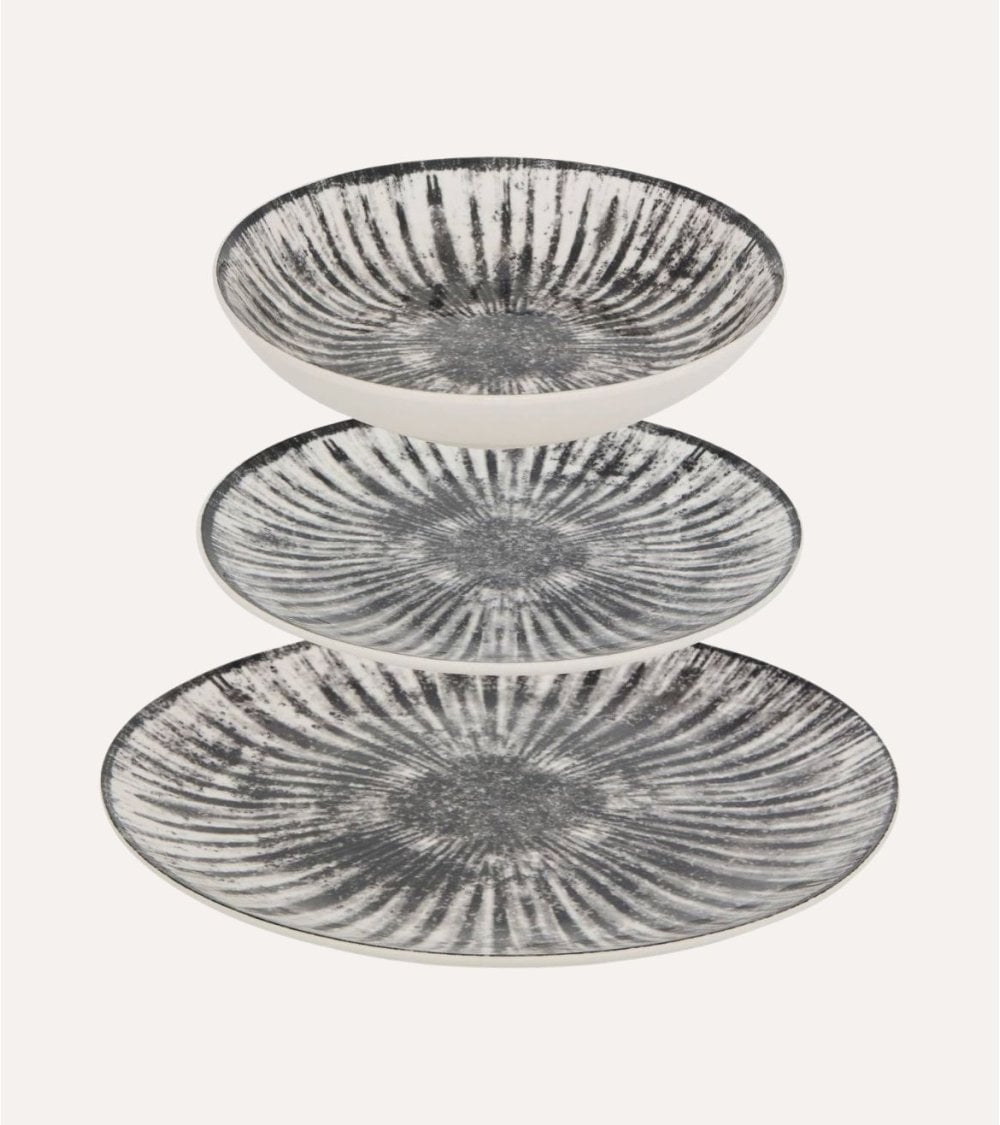 Vajilla Lucie de 12 Piezas de Porcelana