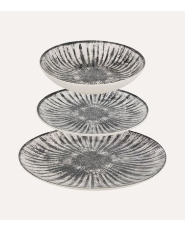 Vajilla Lucie de 12 Piezas de Porcelana